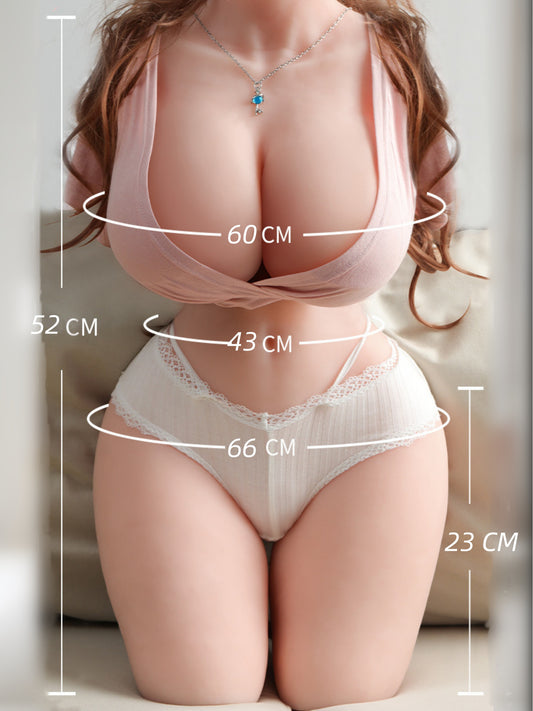 曲线女神 TPE 性感躯干 52 厘米/9 公斤