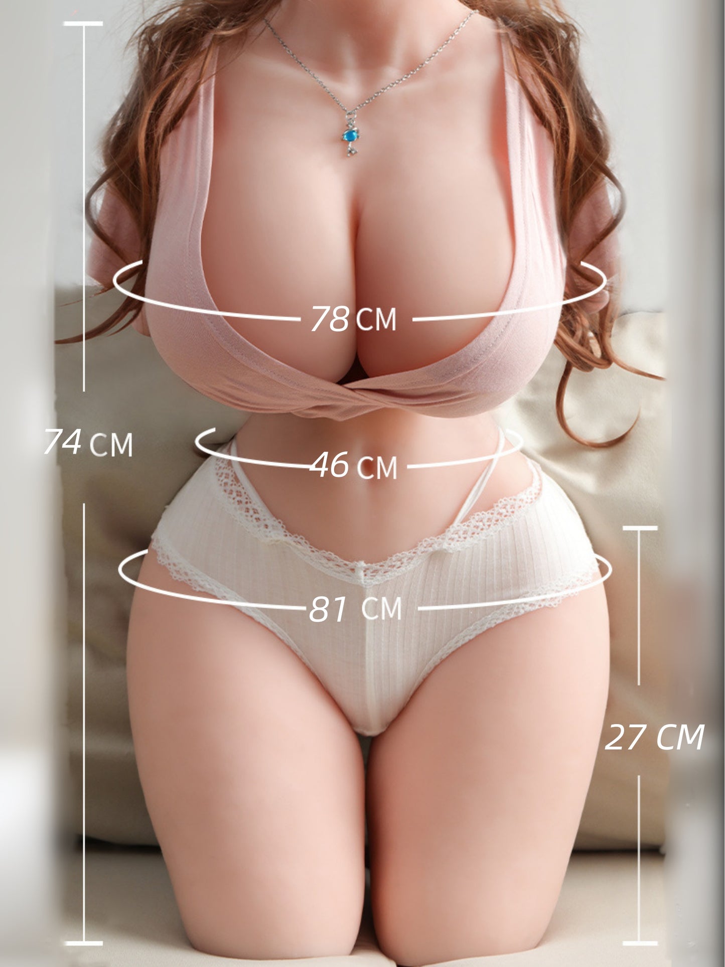 曲线女神 TPE 性感躯干 74cm/16KG