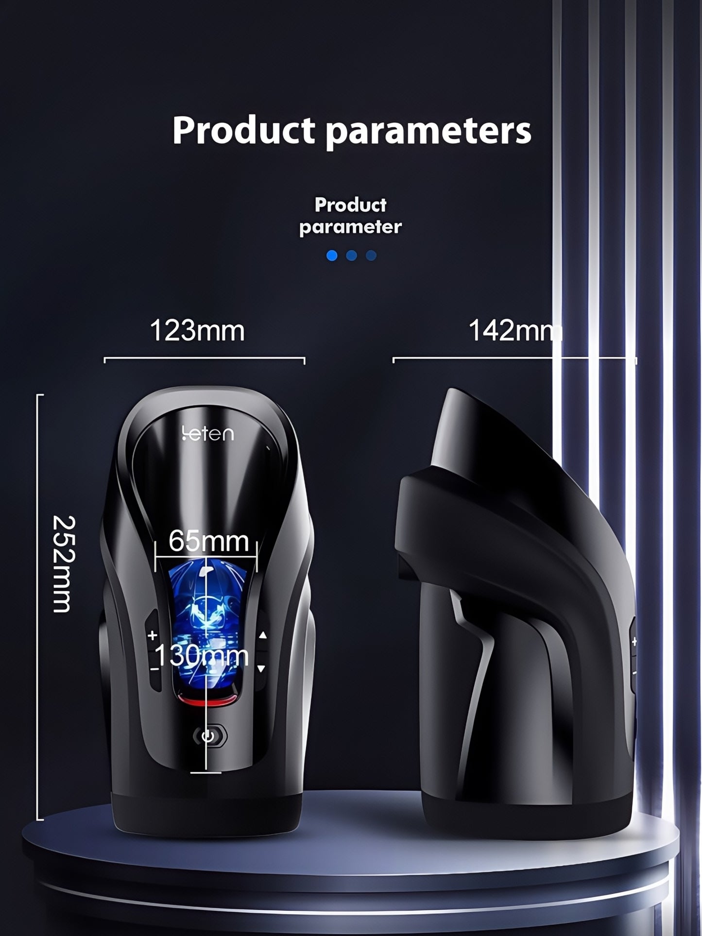 Leten Thunderstorm King Edition - Luxury Smart Stroker with 36 Techniques