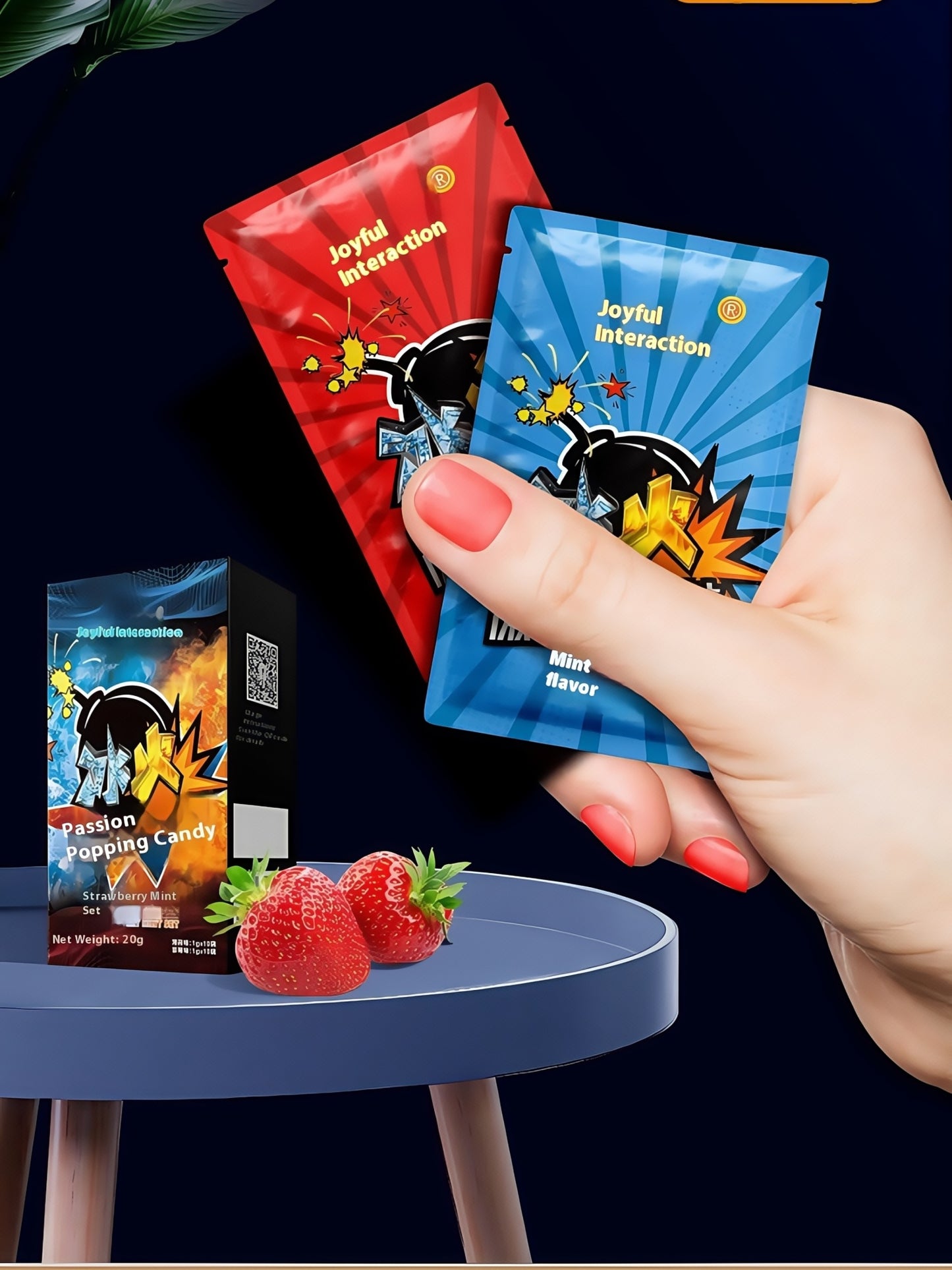Ice And Fire Passion Popping Candy Adult Oral Sex Toy