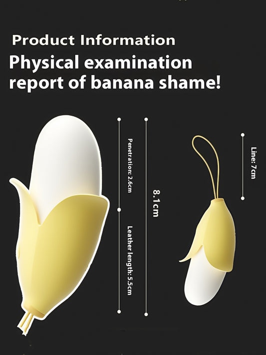 MizzZee香蕉形女性震动棒 - 可爱又强劲,支持中国微信APP远程控制