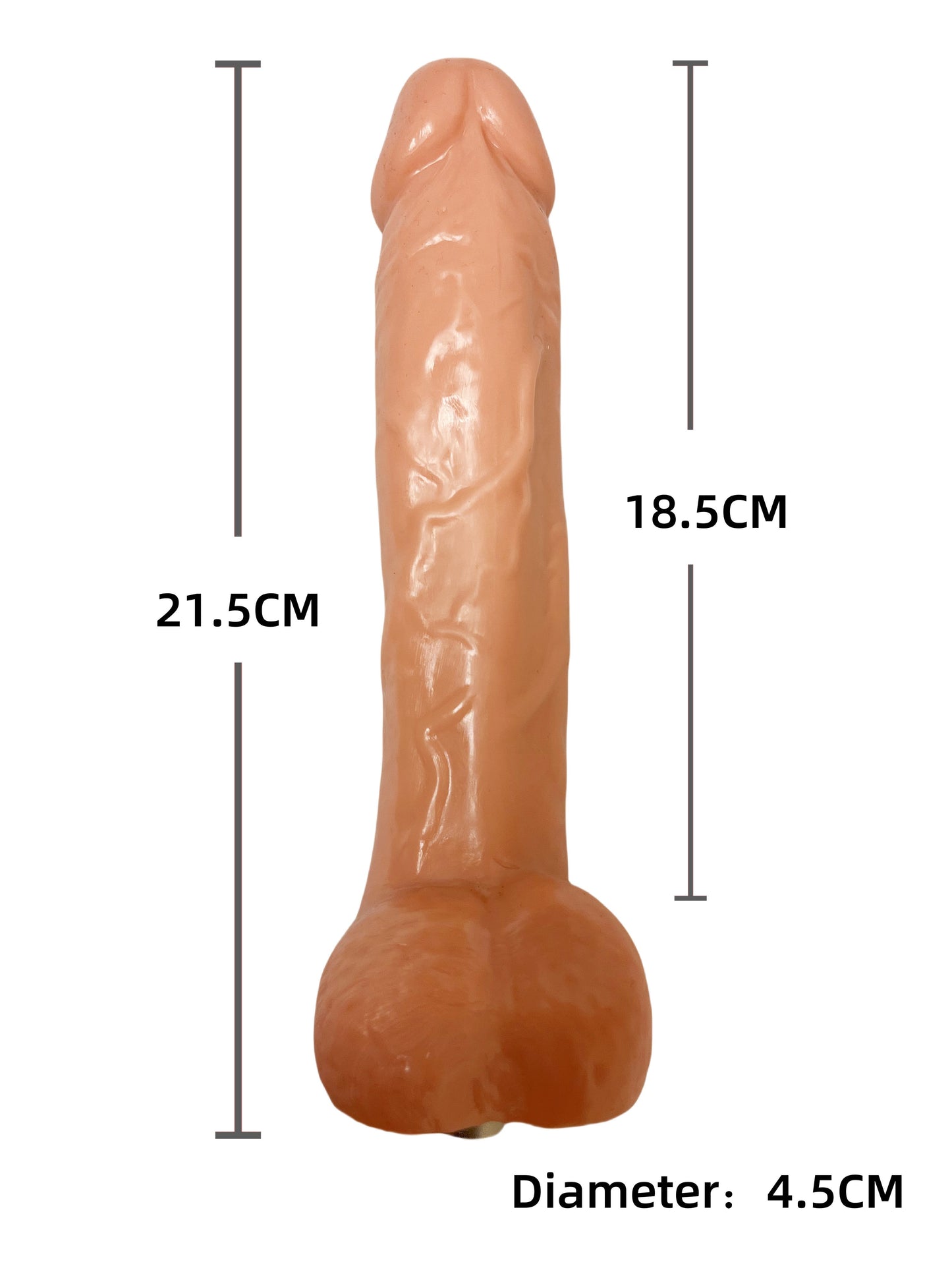 Accessories - Automatic Thrusting Vibrator Large Dildo