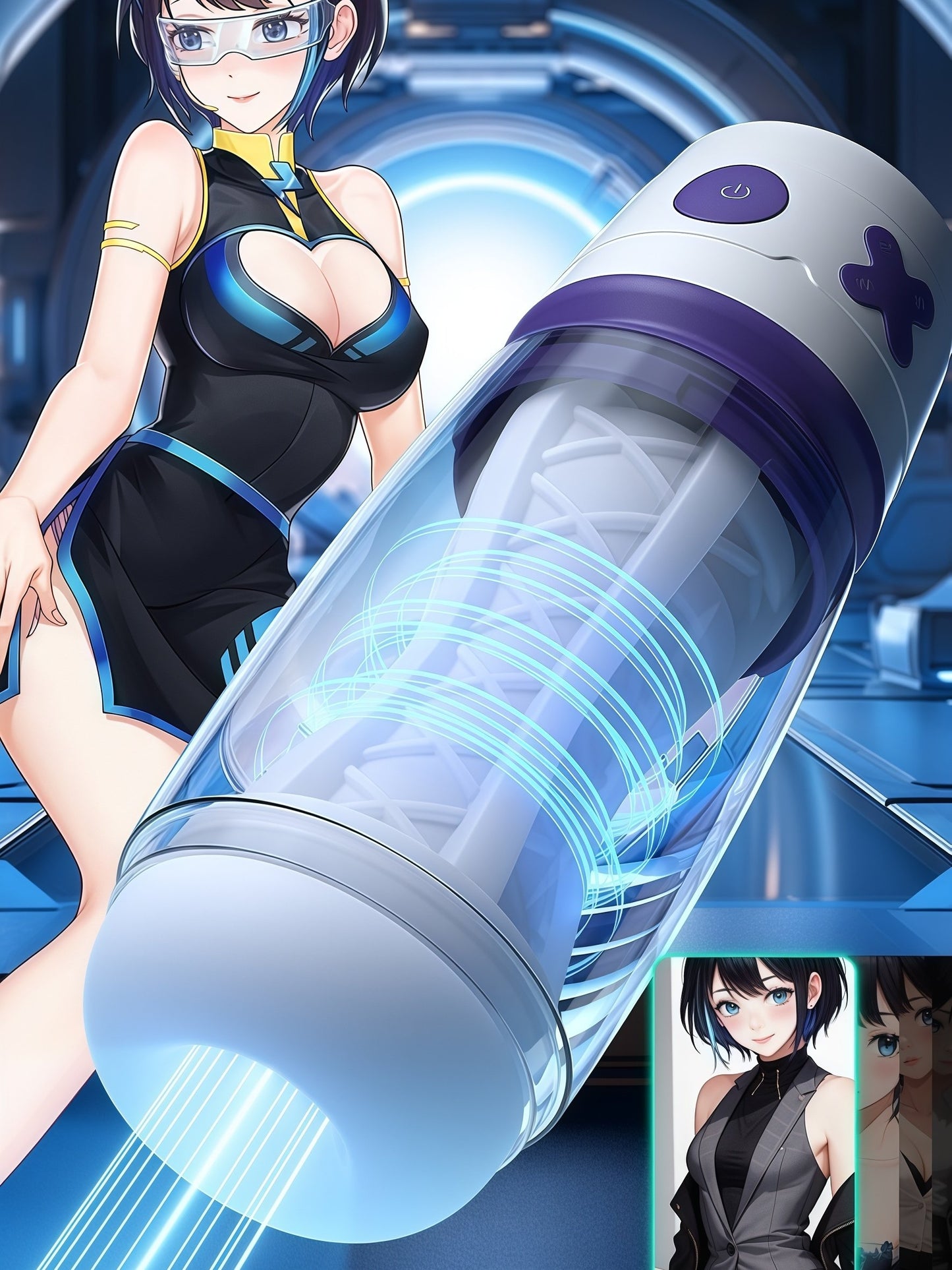 TRYFUN Fully Automatic Thousand Faces Pro Male Masturbation Cup