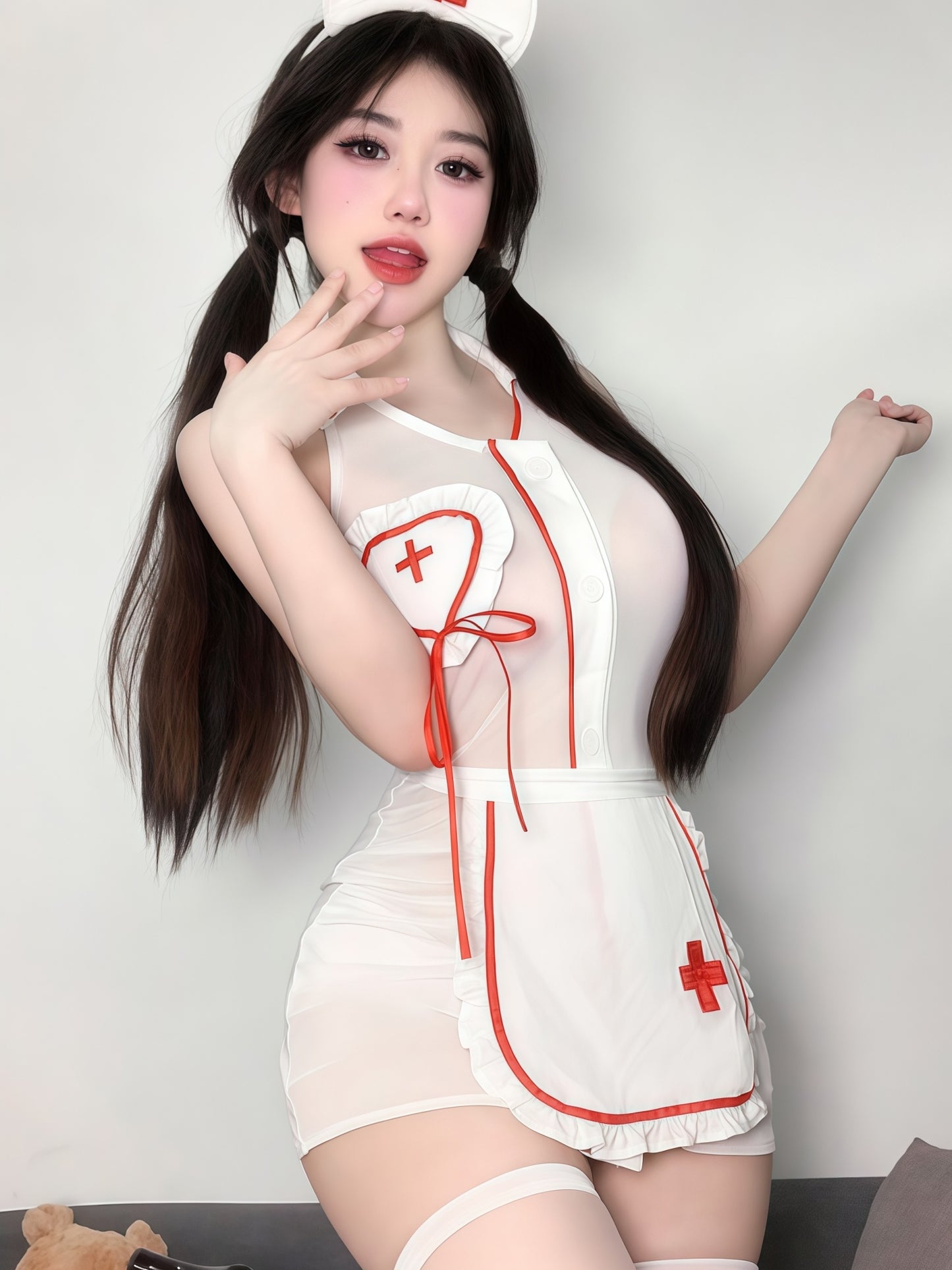 See-Through Night Nurse Costume #6380 - Erotic Medical Fantasy