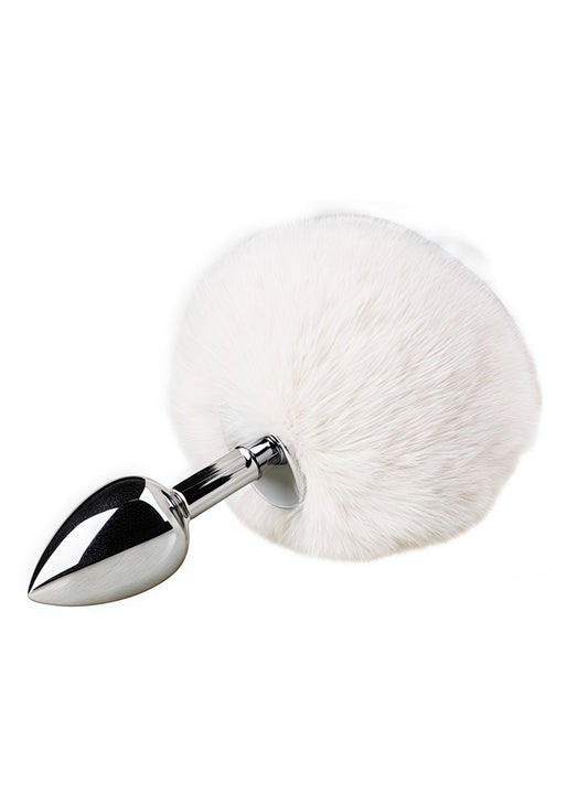 MizzZee 蓬松带尾肛塞 - 人造毛皮肛门玩具