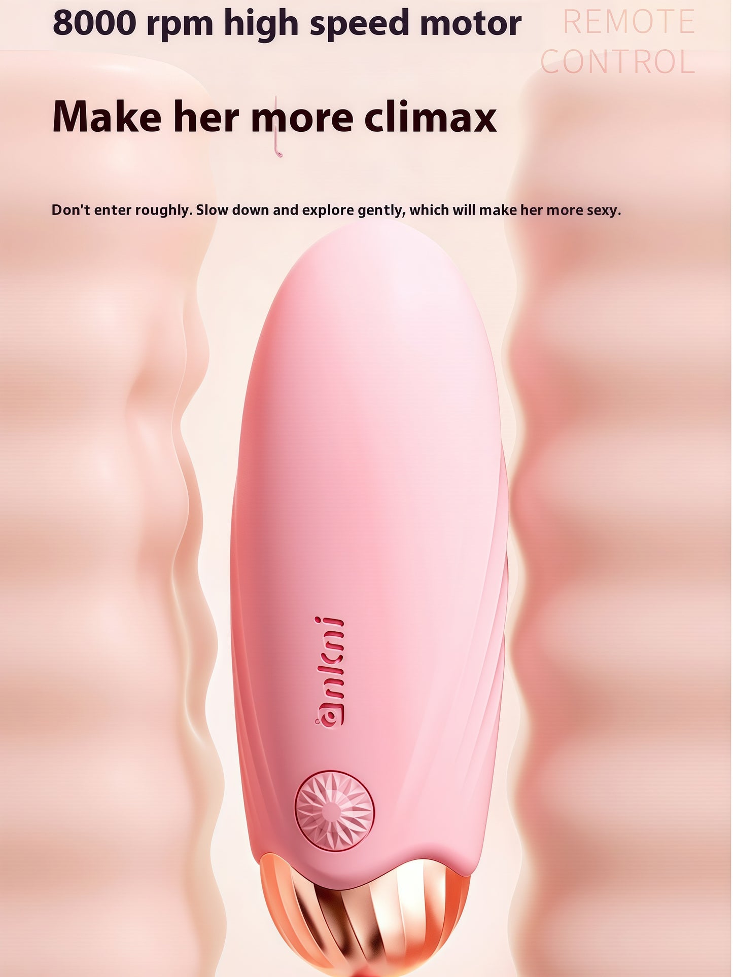 MizzZee Marshmallow Vibrator - WeChat Applet Controlled Egg For Women