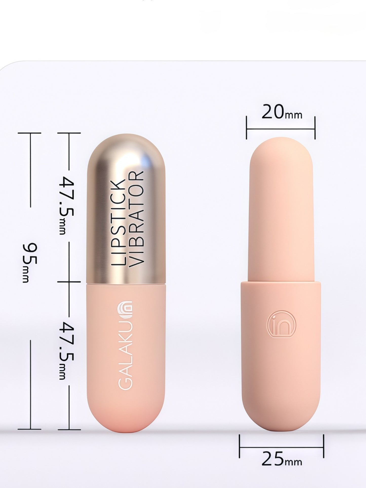 GALAK胶囊口红震动跳蛋 香槟色/红色