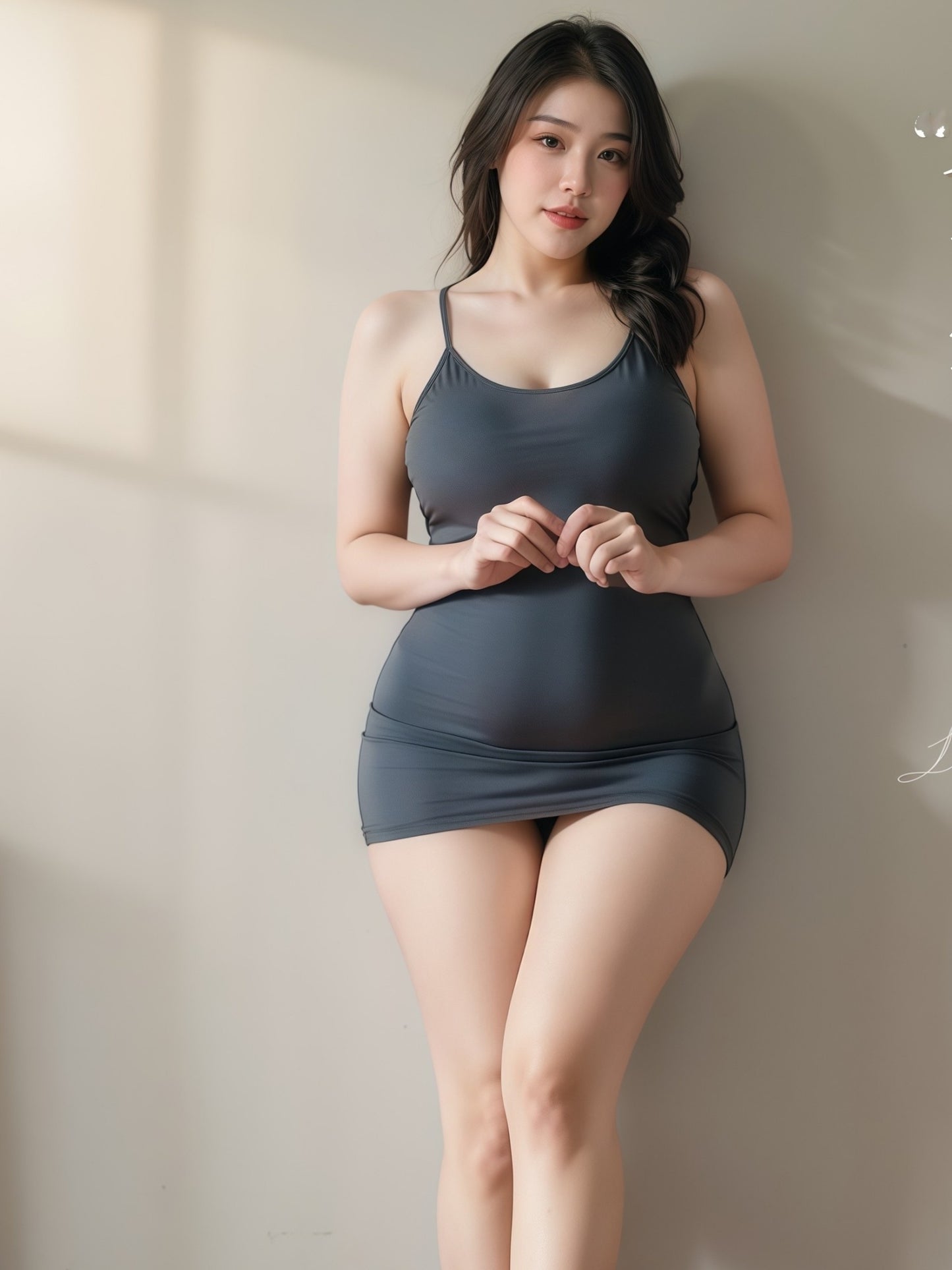 Plus Size Curve Dress #7093 - Booty Lifting Jersey Fabric