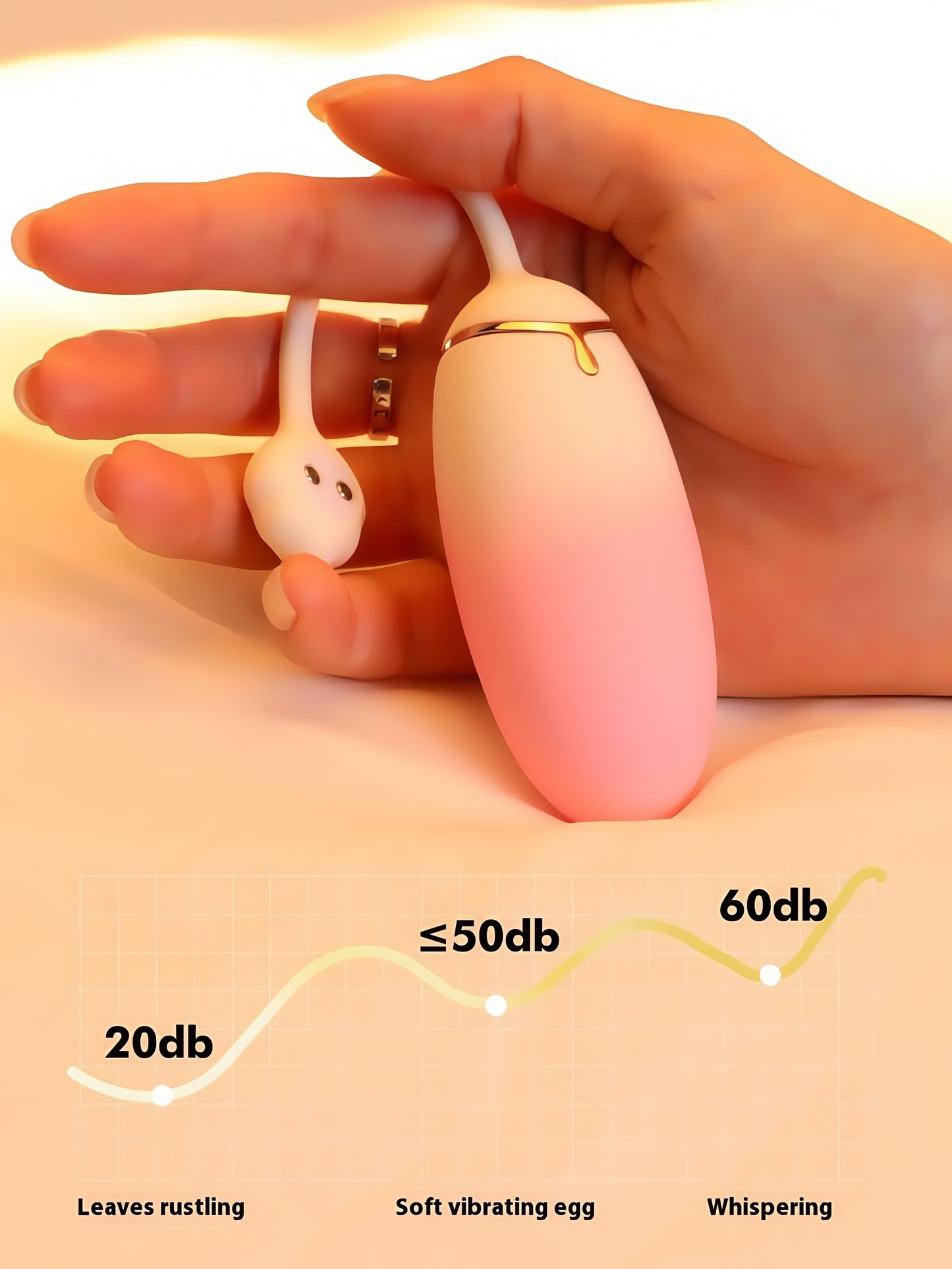 ANKNI Sakura Pink Ombre Vibrator - Remote Control