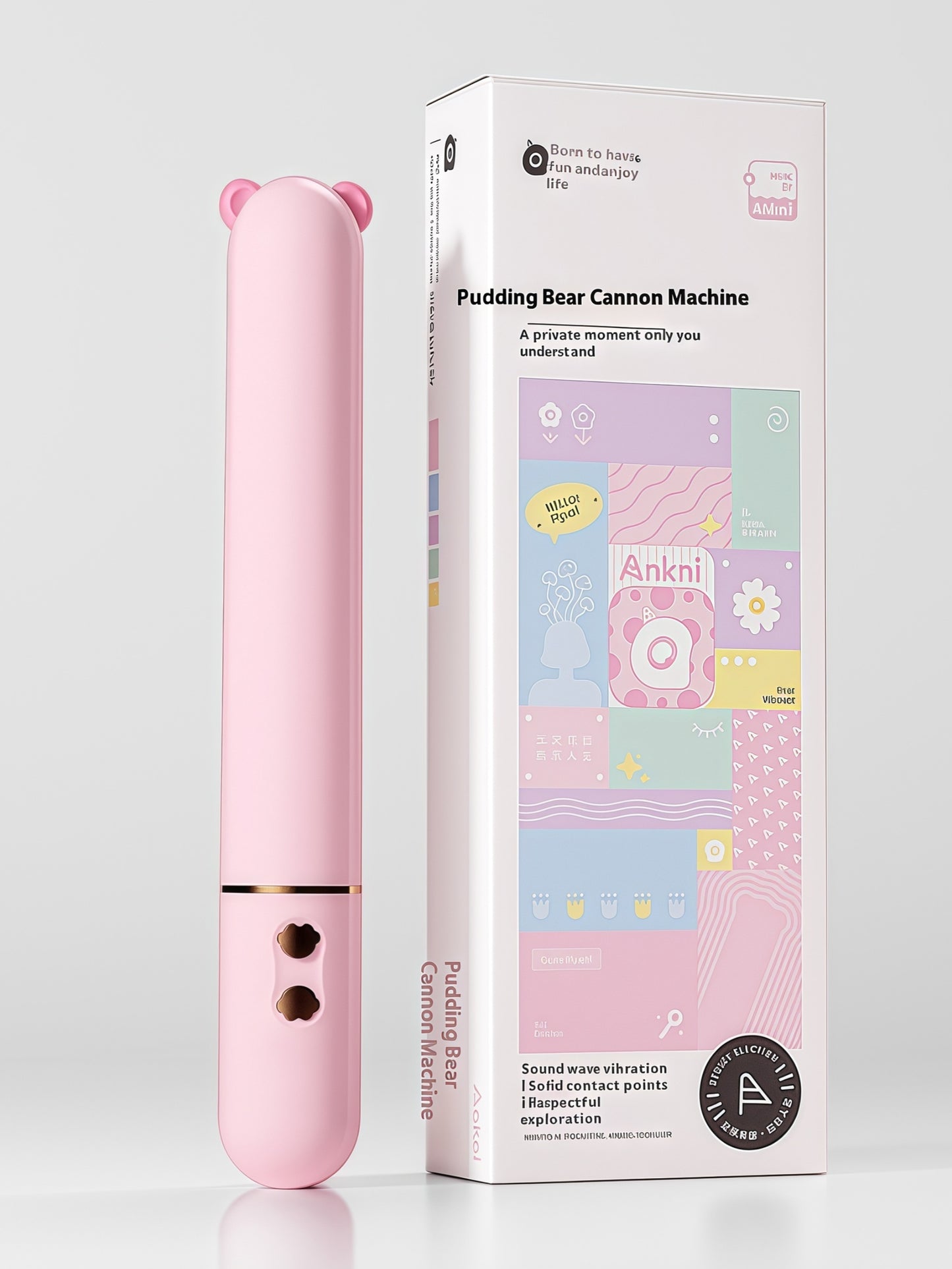 MizzZee Pudding Bear Telescopic Gun Machine