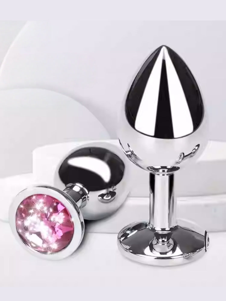肛塞肛塞肛交玩具,金属肛塞训练套装肛交玩具成人情趣用品礼物适合情侣初学者SM适合情侣男同性恋和女性超大/大/中/小