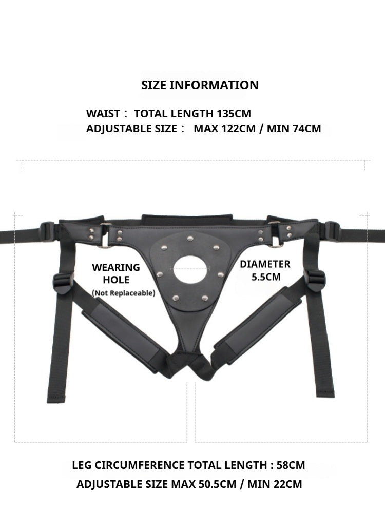穿戴式裤子情趣用品男士成人穿戴式裤子性爱辅助器女同性恋穿戴式阴茎裤子