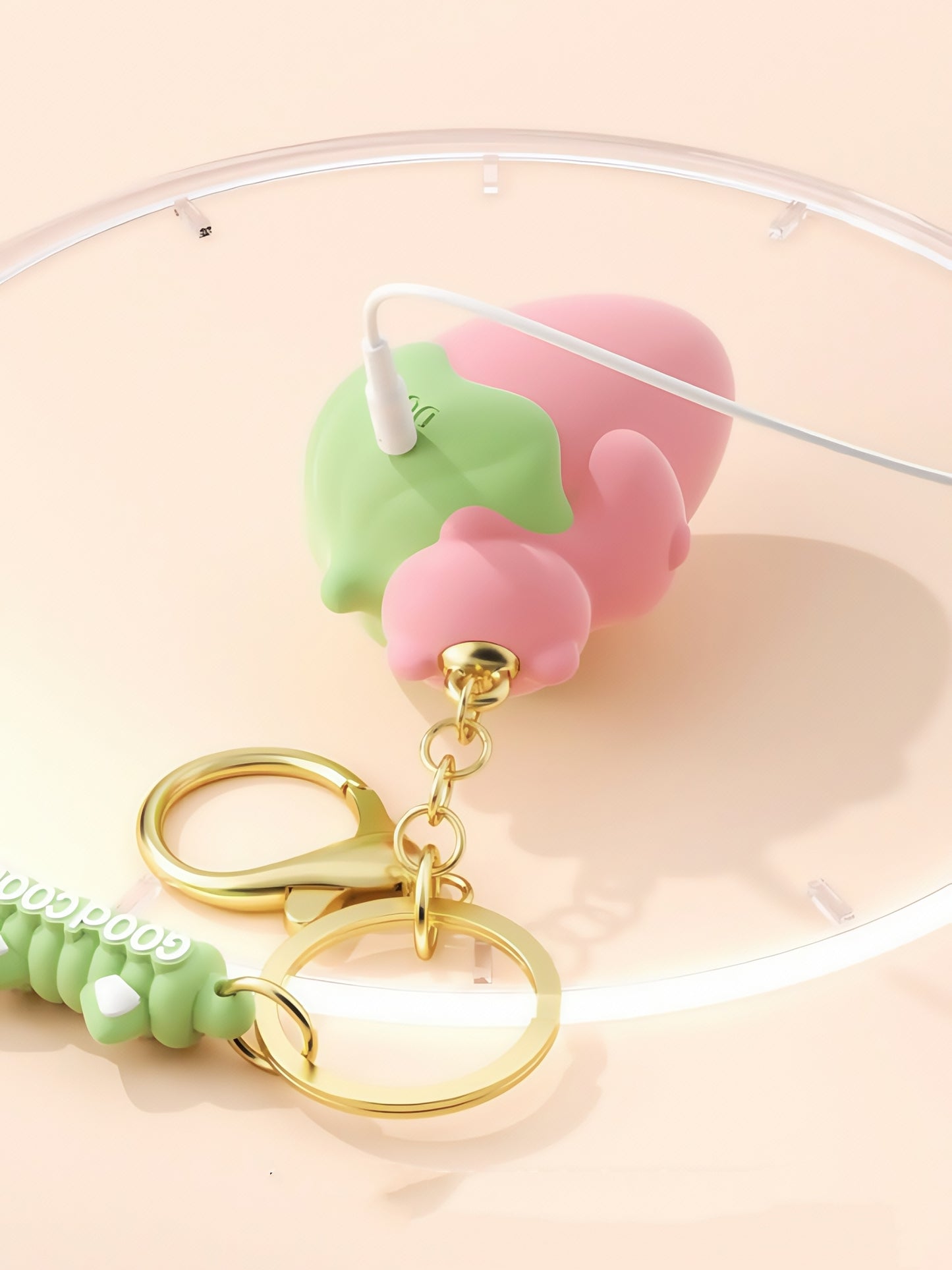ANKNI Strawberry Teddy Bear Bullet Vibrator – Cute & Quiet