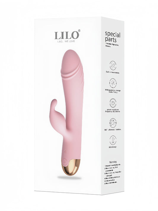 Rabbit Vibrators Female Sex Toys - G Spot Vibrator Bunny Ears for Clitoris G-spot Stimulation, Dual Motor Stimulator with 10*10 Powerful Vibrations, Waterproof Dildo Adult Sex Toy for Women or Couple