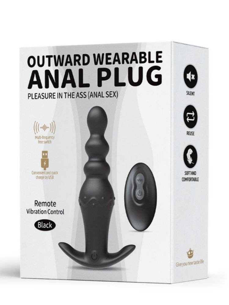 Anal Plug Vibrators Sex Toy - Remote Control G-spot Clitoris Anal Sex Machines Vibrator Male Vibrating Butt Plug Adult Sex Toys and Games for Men Women
