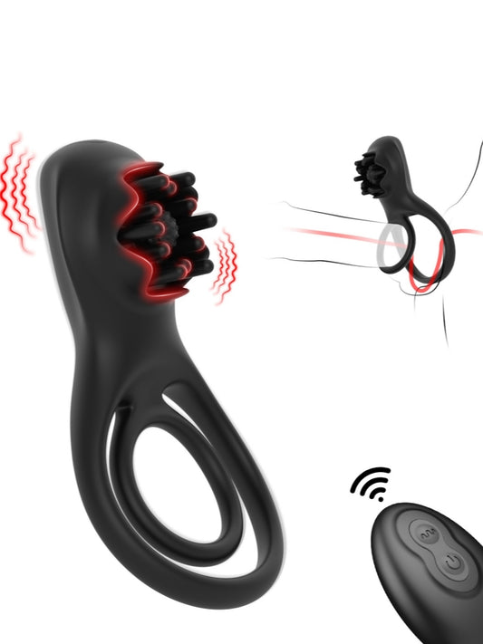 Vibrating Cock Ring Sex Toys for Men - Vibrator Penis Ring Cock Sleeve