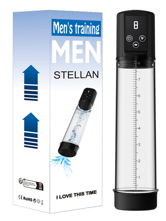 Electric negative pressure vacuum pump male penis trainer, fully automatic lengthening and dilating device, penis pump, regular/waterproof model