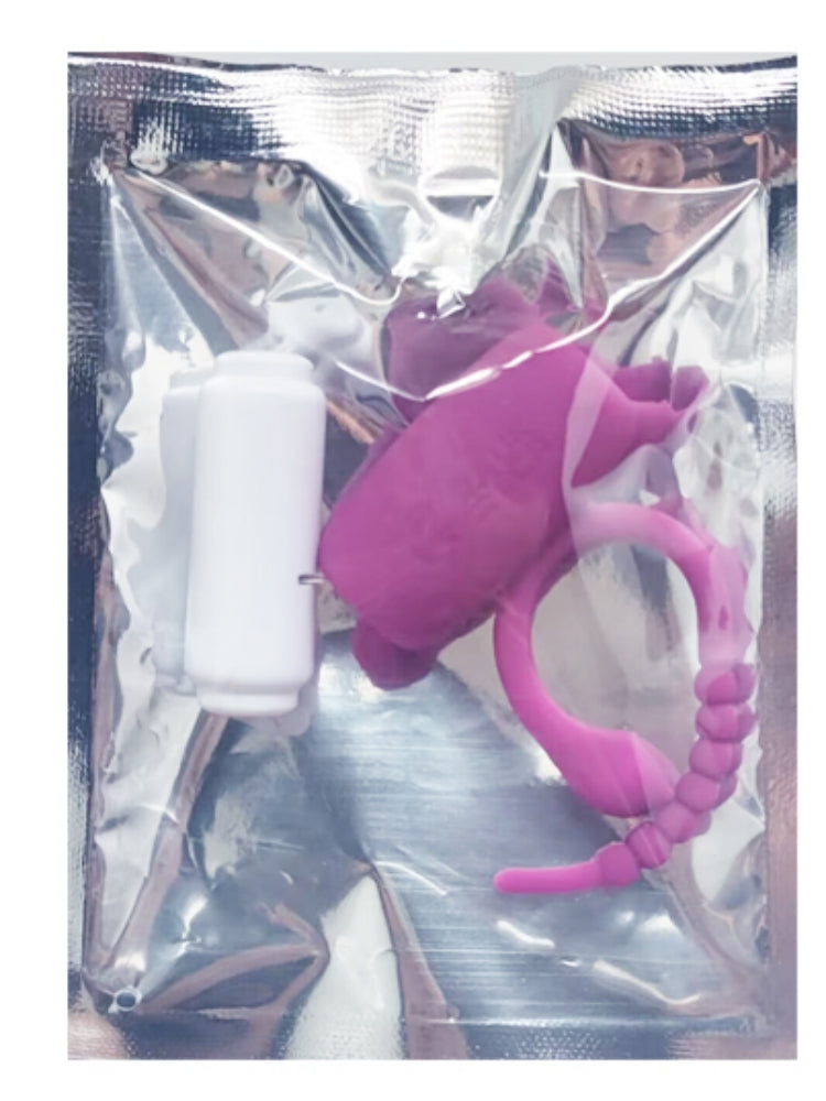 Vibrating Cock Ring and Bullet /Three Colors