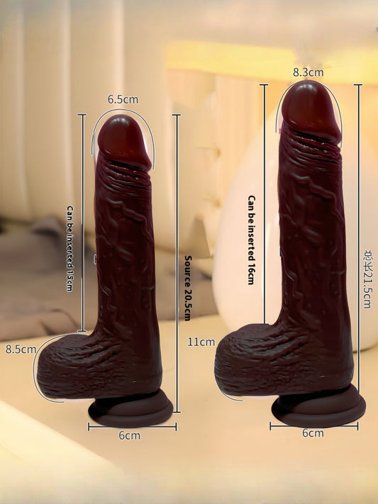 MizzZee  Hulls Black Cordless Retractable Heated Dildo