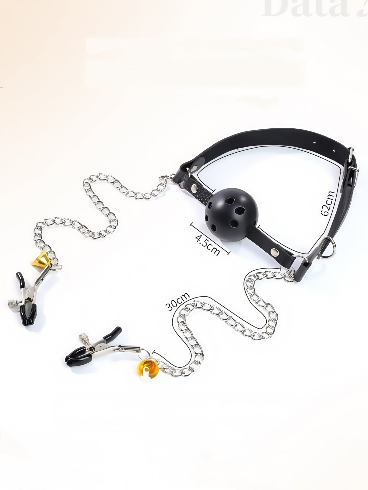 MizzZee Breast Clamp & Mouth Plug - Double Breast Stimulation Sex Toy