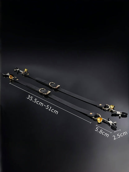 MizzZee Strap Nipple Clamps & Clitoral Stimulation