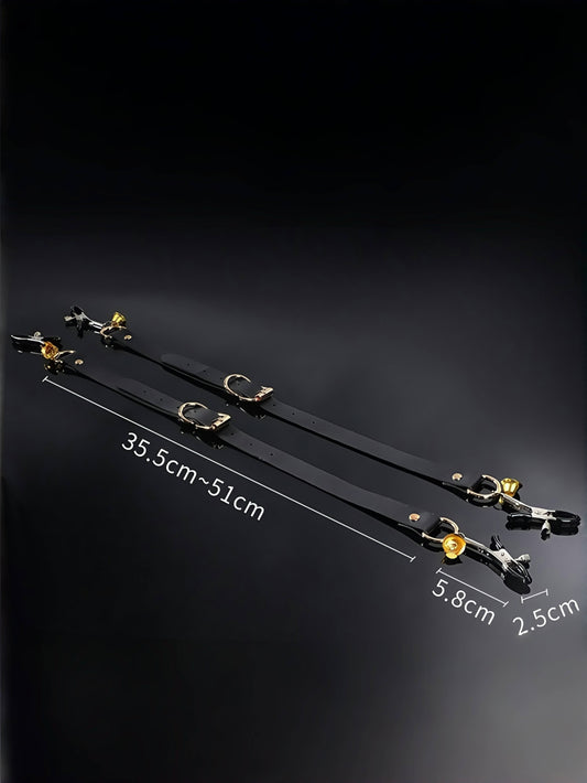 MizzZee Strap Nipple Clamps & Clitoral Stimulation