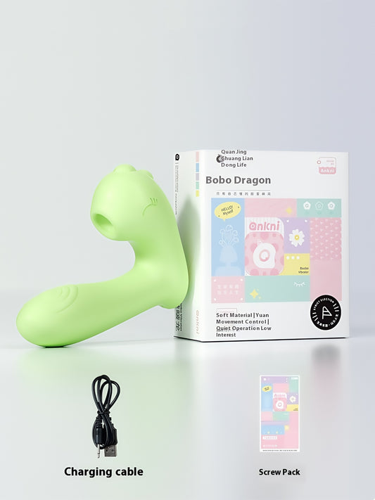 ANKNI BoBo Dragon Green Sucking Vibrating Wearable Toy