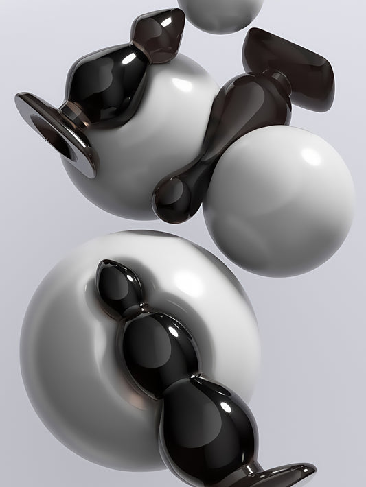 MizzZee Suction Cup Anal Beads