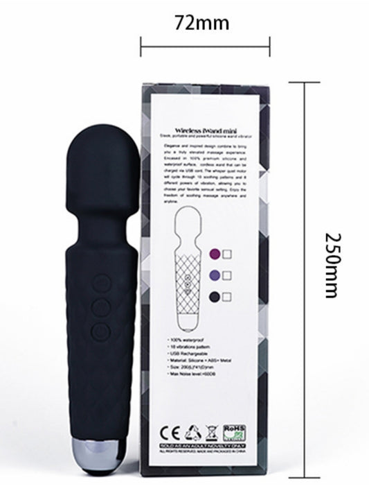 Female Masturbator Fully Automatic AV Stick Massage Stick Strong Shock Vibrator