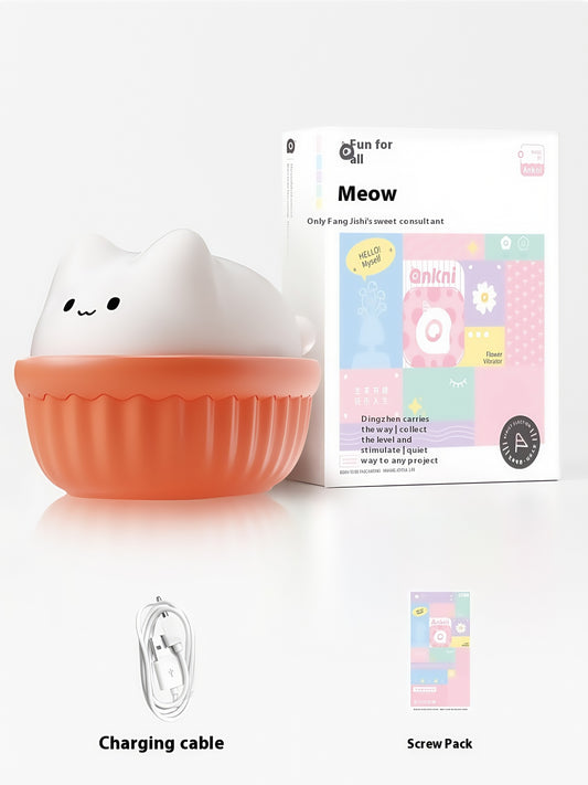 MizzZee Cute Cat Clitoral Sucking Vibrator - Dual Stimulation Rabbit Egg Toy for Women