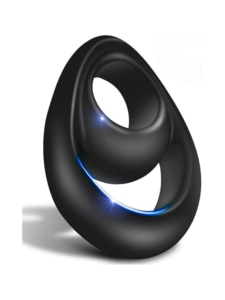 硅胶阴茎环，适用于男士阴茎套阴茎环小型阴茎环，适用于成人男性情趣用品，硅胶黑色收紧设计，适用于成人情趣用品