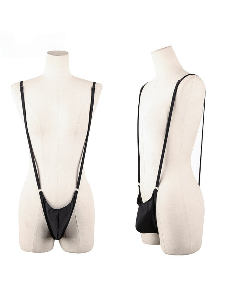 Men's Sexy Adjustable Onesie Three-piece Underwear #7199