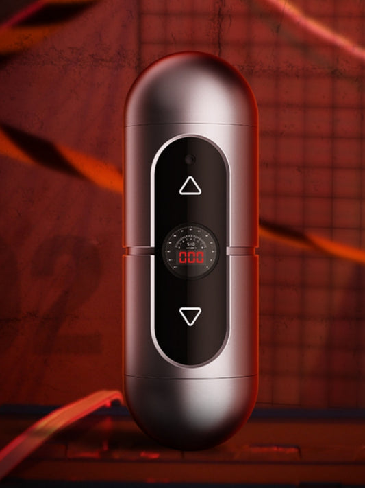 MizzZee 12 Vibration Modes, Induction Vibration, Four Pronunciations, Double-ended Vaginal and Oral Sex, Counting Display  Masturbator