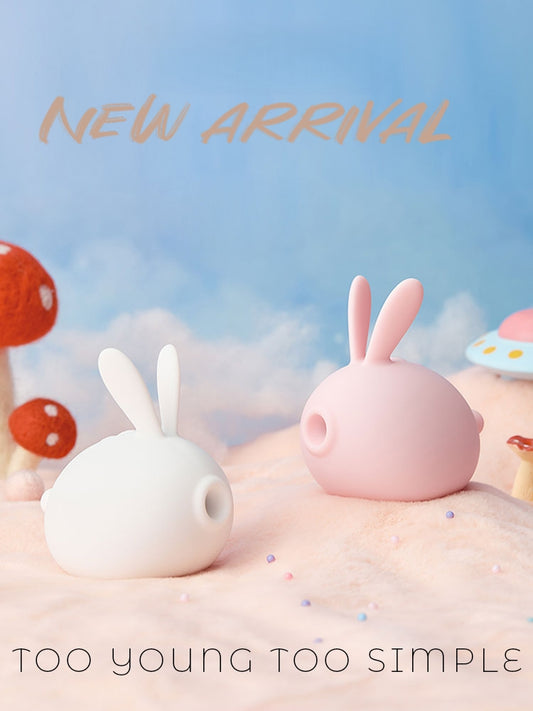 Rabbit cute shape sucking stimulation 10-frequency vibrating sex toy for women