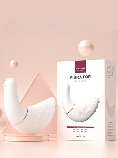 Dove Cute Shape Front And Rear Dual Shock 10-Frequency Vibrator For Women