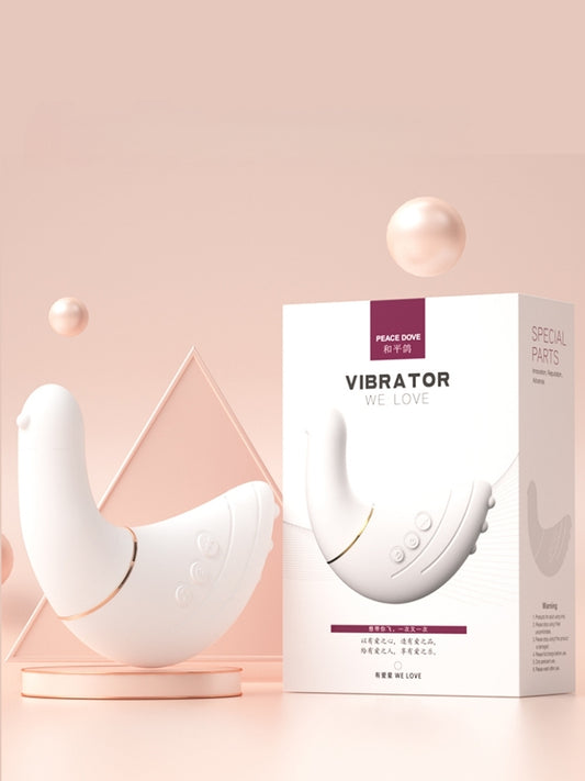 Dove Cute Shape Front And Rear Dual Shock 10-Frequency Vibrator For Women