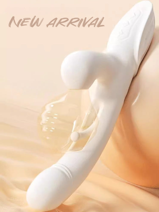 ANKNI Female Slapping Thrust Vibrator G-spot Vibrator with 10 Vibrations and 5 Sucking and 8 Tongue Slap Modes, Clitoral Stimulator Adult Sex Toys for Women and Couples