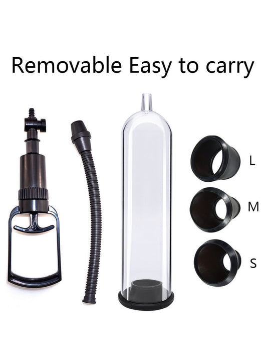 Adult Male Electric Vacuum Pump Tool Manual Body Play Product Enlarger for Male Use Extender and Enhancement Enjoy by Yourself or with Partner