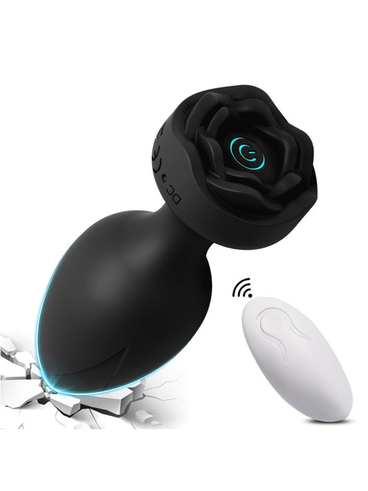 Vibrating Anal Plug 10 Modes Vibrating Butt Plug Remote Control Vibrators, Anal Beads Prostate Massager, Plug Anal Toys for Men Women, Couples Adult Sex Toys