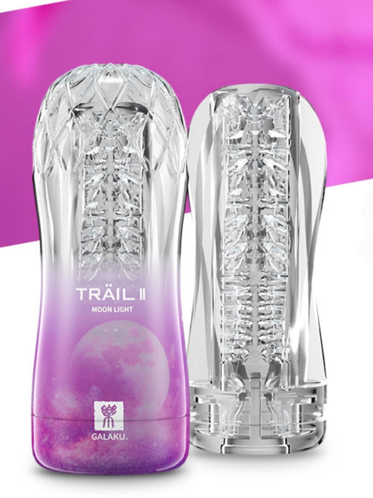 GALAKU Men's Clear Masterburators Milker Male Mastusbafor Stroker Machine Adult Toys Handheld Spinning Pocket Puzzy for Men Tight Sleeve