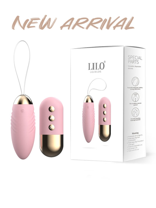 Remote Control Egg Vibrator Bullet Wearable Clitoris Vibrator Soft Silicone Rechargeable Waterproof 10 Vibration Modes G-spot Clitoris Stimulation for Women and Men Sex Toys
