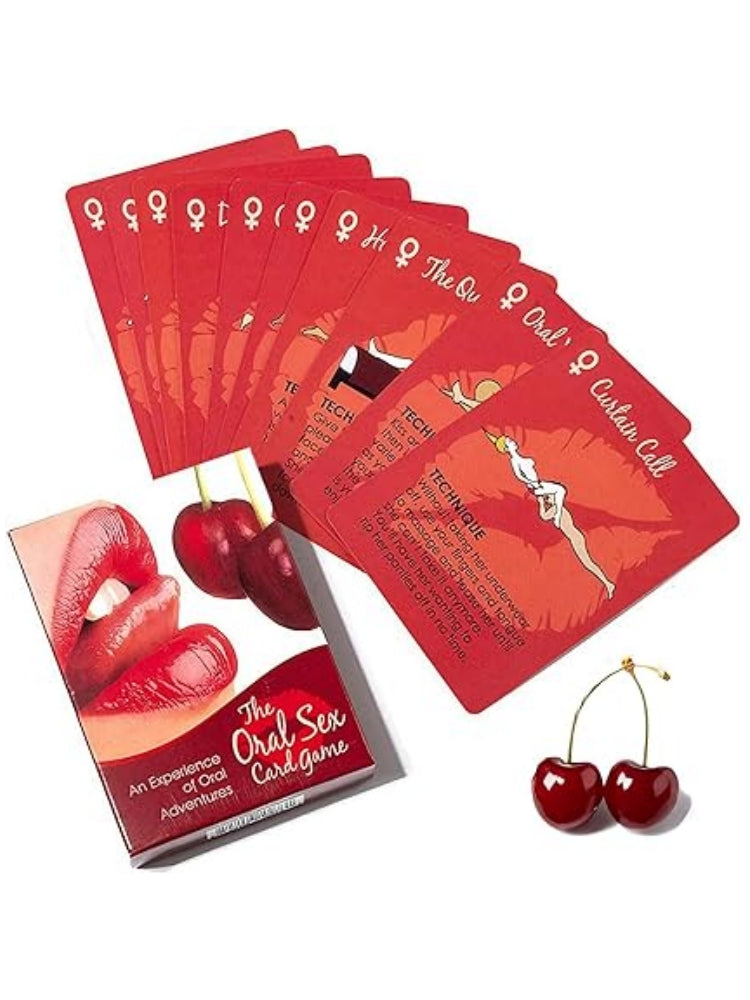 Sex Cards Game Oral Sex Position Couple Sexual Game Fun Sex Games for Couples - Poker Position Couple for Date Night Game Naughty Bedroom Dirty Battle Sx (Oral)