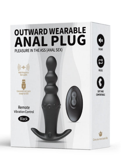 Anal Plug Vibrators Sex Toy - Remote Control G-spot Clitoris Anal Sex Machines Vibrator Male Vibrating Butt Plug Adult Sex Toys and Games for Men Women