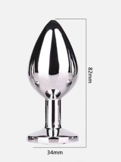 肛塞肛塞肛交玩具，金属肛塞训练套装肛交玩具成人情趣用品礼物适合情侣初学者SM适合情侣男同性恋和女性超大/大/中/小