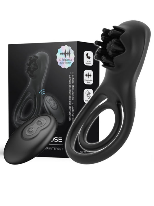 Vibrating Cock Ring Sex Toys for Men - Vibrator Penis Ring Cock Sleeve